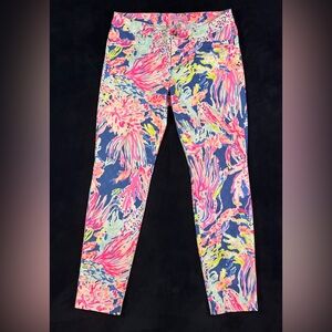 Lilly Pulitzer Pink and Blue Patterned Pants